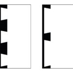 Dovetails with large pins and small tails