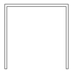 Drawer standard carcase shape