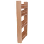 oak spice rack